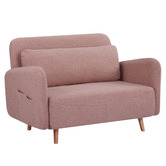 Palmgrove Lane Blush Liam Upholstered Sofa Bed
