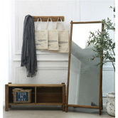 Palmgrove Lane Ethan Recycled Pine Wood Standing Mirror