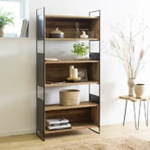 Palmgrove Lane Ethan 3 Tier Recycled Pine Wood Shelving Unit