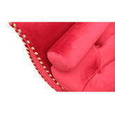 Palmgrove Lane Nizar Velvet Ottoman Bench