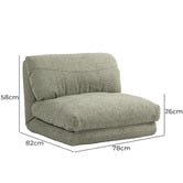Palmgrove Lane Bubble Single Sofa Bed