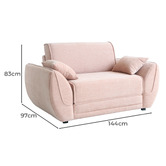 Palmgrove Lane Egby Single Fold Out Sofa Bed