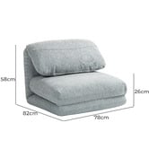 Palmgrove Lane Bubble Single Sofa Bed