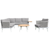 Palmgrove Lane 5 Seater Bray Outdoor Lounge Set