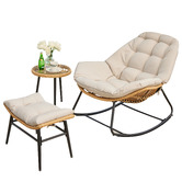 Palmgrove Lane 3 Piece Cream Emily Outdoor Lounge Set