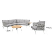 Palmgrove Lane 5 Seater Bray Outdoor Lounge Set