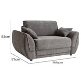 Palmgrove Lane Egby Single Fold Out Sofa Bed