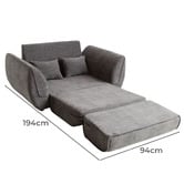 Palmgrove Lane Egby Single Fold Out Sofa Bed