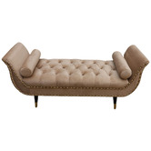 Palmgrove Lane Nizar Velvet Ottoman Bench