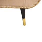 Palmgrove Lane Nizar Velvet Ottoman Bench