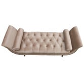 Palmgrove Lane Nizar Velvet Ottoman Bench