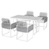 Palmgrove Lane 4 Seater Kezia Outdoor Dining Set