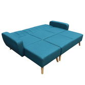 Palmgrove Lane Kazia 3 Seater Queen Sofa Bed with Left Chaise &amp; Ottoman Set