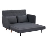 Palmgrove Lane Charcoal Liam 2 Seater Sofa Bed