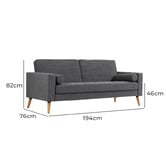 Palmgrove Lane Wyatt 3 Seater Sofa