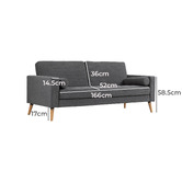 Palmgrove Lane Wyatt 3 Seater Sofa