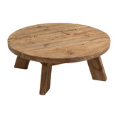 Palmgrove Lane Kalchas 3 Legged Recycled Elm Wood Coffee Table