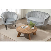 Palmgrove Lane Kalchas 3 Legged Recycled Elm Wood Coffee Table