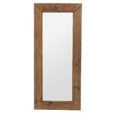 Palmgrove Lane Natural Recycled Elm Wood Wall Mirror