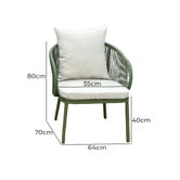Palmgrove Lane 2 Seater Cyril Outdoor Lounge Set