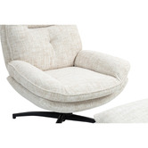 Palmgrove Lane 2 Piece Meris Swivel Accent Chair &amp; Footstool Set