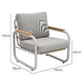 Palmgrove Lane 2 Seater Chidi Outdoor Lounge Set