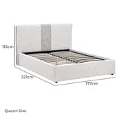 Palmgrove Lane Chrysa Upholstered Queen Bed Frame