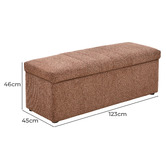 Palmgrove Lane Kleio Storage Ottoman Bench