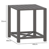 Shelta Australia Bridgeport Aluminium Outdoor Side Table