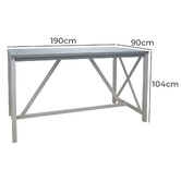 Shelta Australia Chesapeake Aluminium Outdoor Bar Table