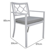 Shelta Australia Chesapeake Aluminium Outdoor Dining Chair