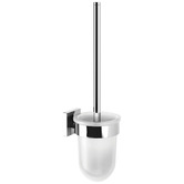 Phoenix Tapware 2 Piece Square Radii Toilet Brush &amp; Holder Set