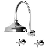 Phoenix Tapware Nostalgia Cross Shower &amp; Tap Set