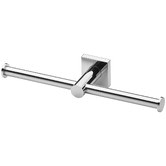 Phoenix Tapware Square Radii Double Bar Toilet Roll Holder