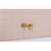 Phoenix Tapware Vivid Slimline Bath Spout &amp; Wall Mixer Tap