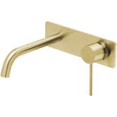 Phoenix Tapware Vivid Slimline Bath Spout &amp; Wall Mixer Tap