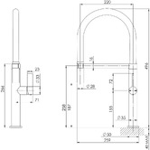 Phoenix Tapware Prize Flexible Kitchen Sink Mixer