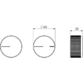 Phoenix Tapware Axia Wall Top Assemblies
