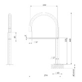 Phoenix Tapware Axia Flexible Spout