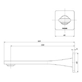 Phoenix Tapware Teel Wall Basin Spout