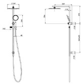 Phoenix Tapware NX Iko Twin Shower