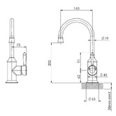 Phoenix Tapware Nostalgia Kitchen Sink Mixer