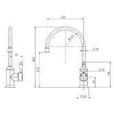 Phoenix Tapware Nostalgia Kitchen Sink Mixer