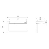 Phoenix Tapware Lexi MKII Toilet Roll Holder
