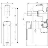 Phoenix Tapware Radii Diverter Mixer