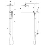 Phoenix Tapware NX Cape Twin Shower