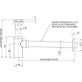 Phoenix Tapware Round Brass Bottle Trap