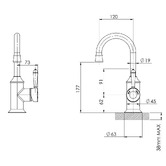Phoenix Tapware Nostalgia Gooseneck Basin Mixer Tap