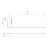 Phoenix Tapware Lexi MKII Bathroom Shelf
