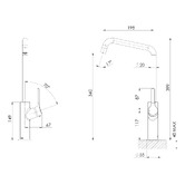 Phoenix Tapware Ester Kitchen Sink Mixer